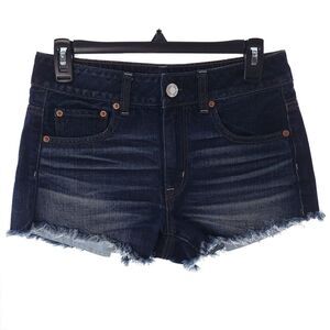 American Eagle Hi Rise Festival Raw Hem Womens Shorts
